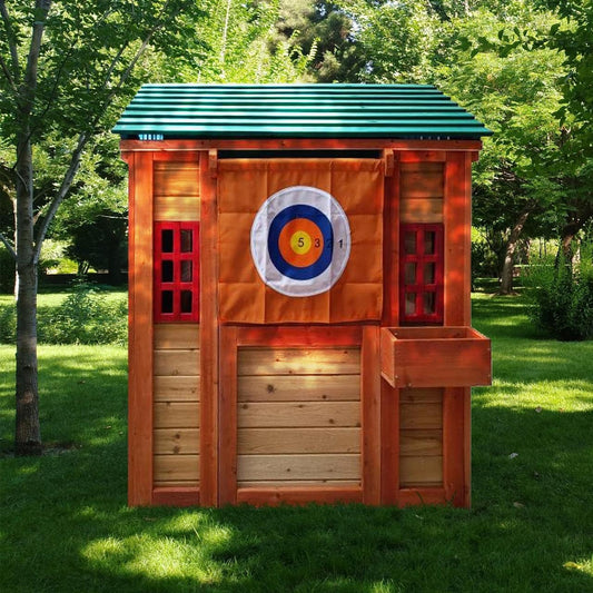 Outdoor Playhouse Wooden Cottage Playhouse