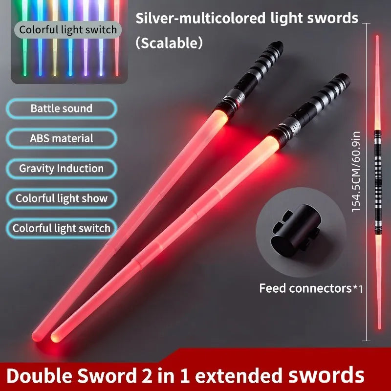 RGB  Lightsaber 2 in 1 7 colors Light Saber 75cm