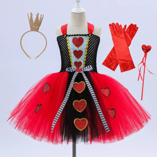 Girls Queen of Hearts Costume