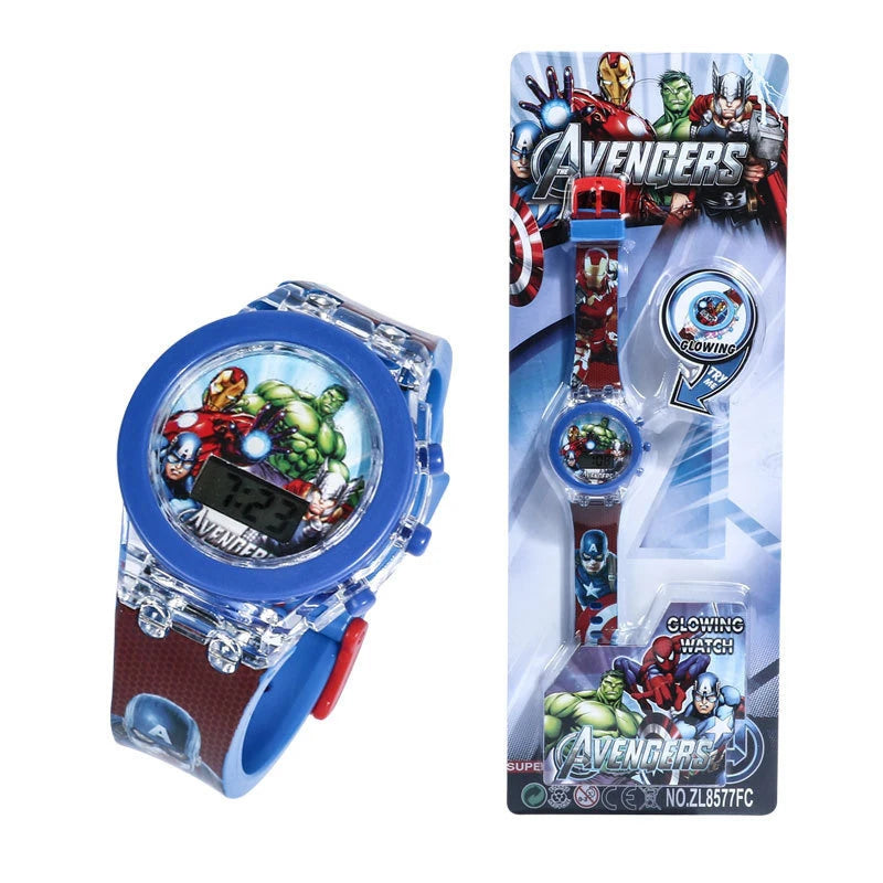 Flash Light Kids Watches