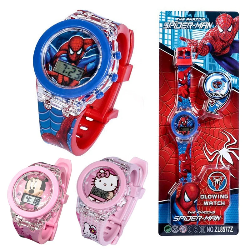 Flash Light Kids Watches