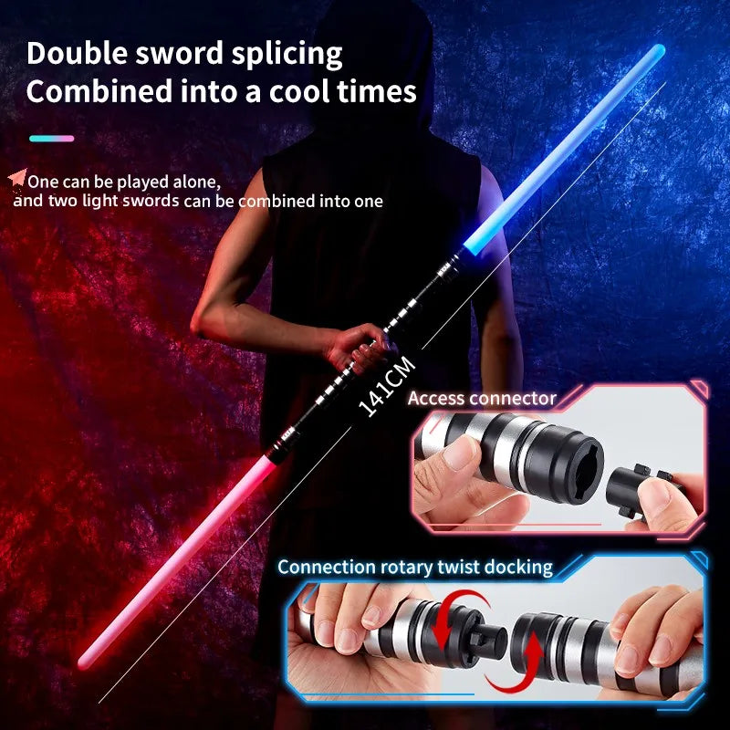 RGB  Lightsaber 2 in 1 7 colors Light Saber 75cm