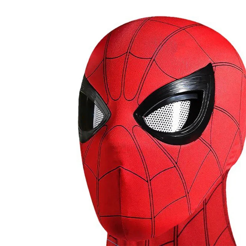 New Spiderman Mask with Moving Eyes Electronic Mask 1:1 Remote Control