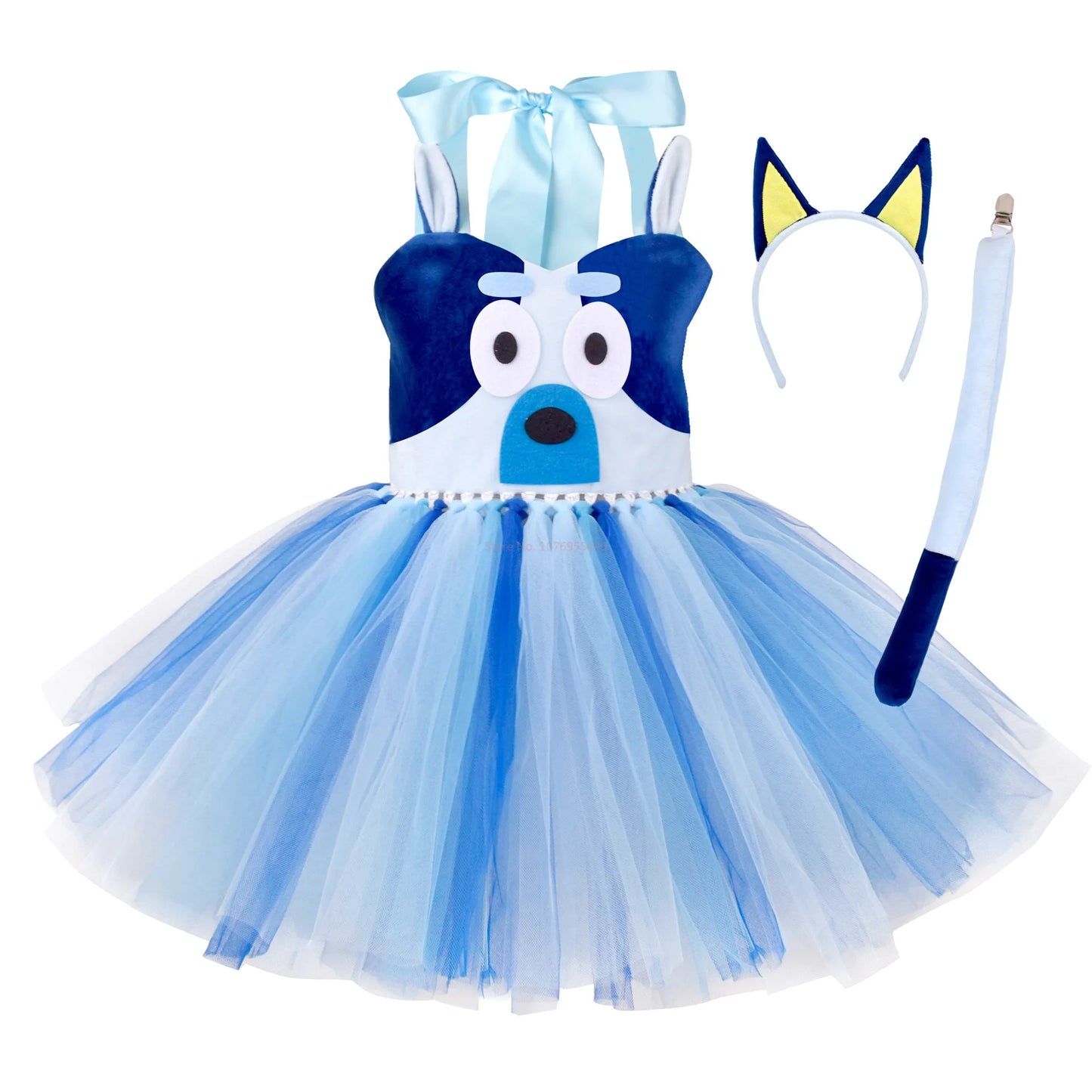 Bluey Mesh Princess Dress