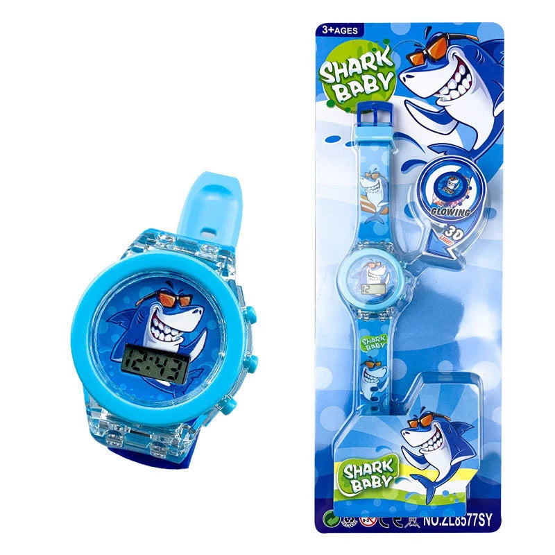 Flash Light Kids Watches