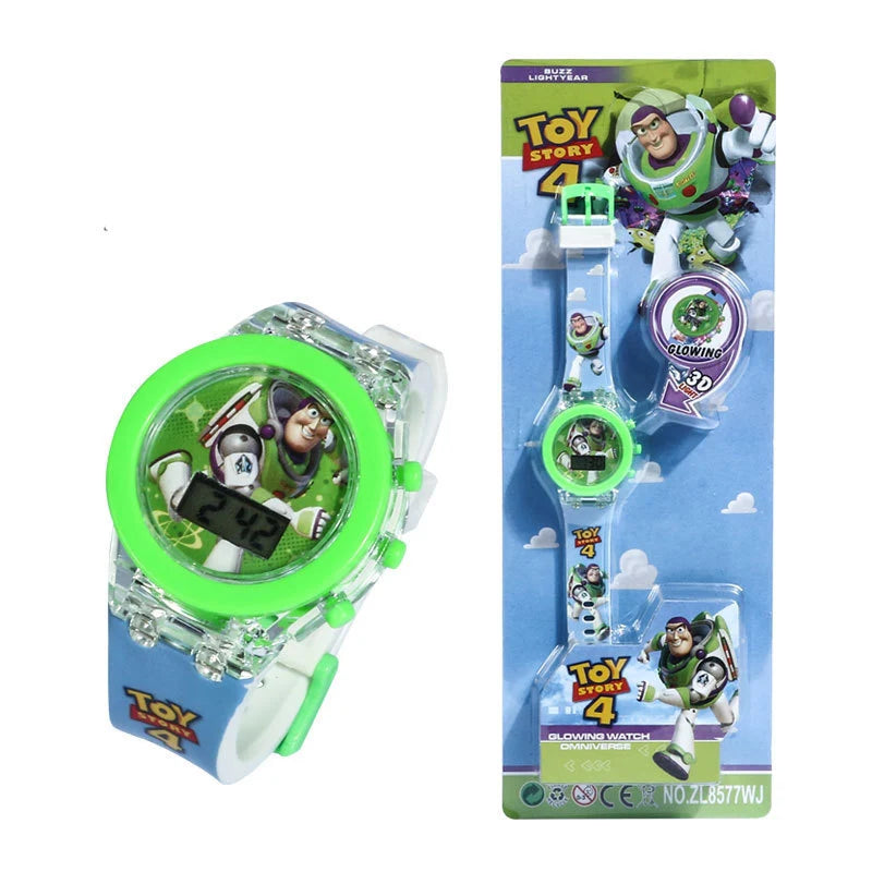 Flash Light Kids Watches