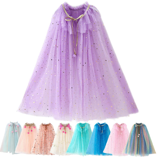 Girls Princess Cape