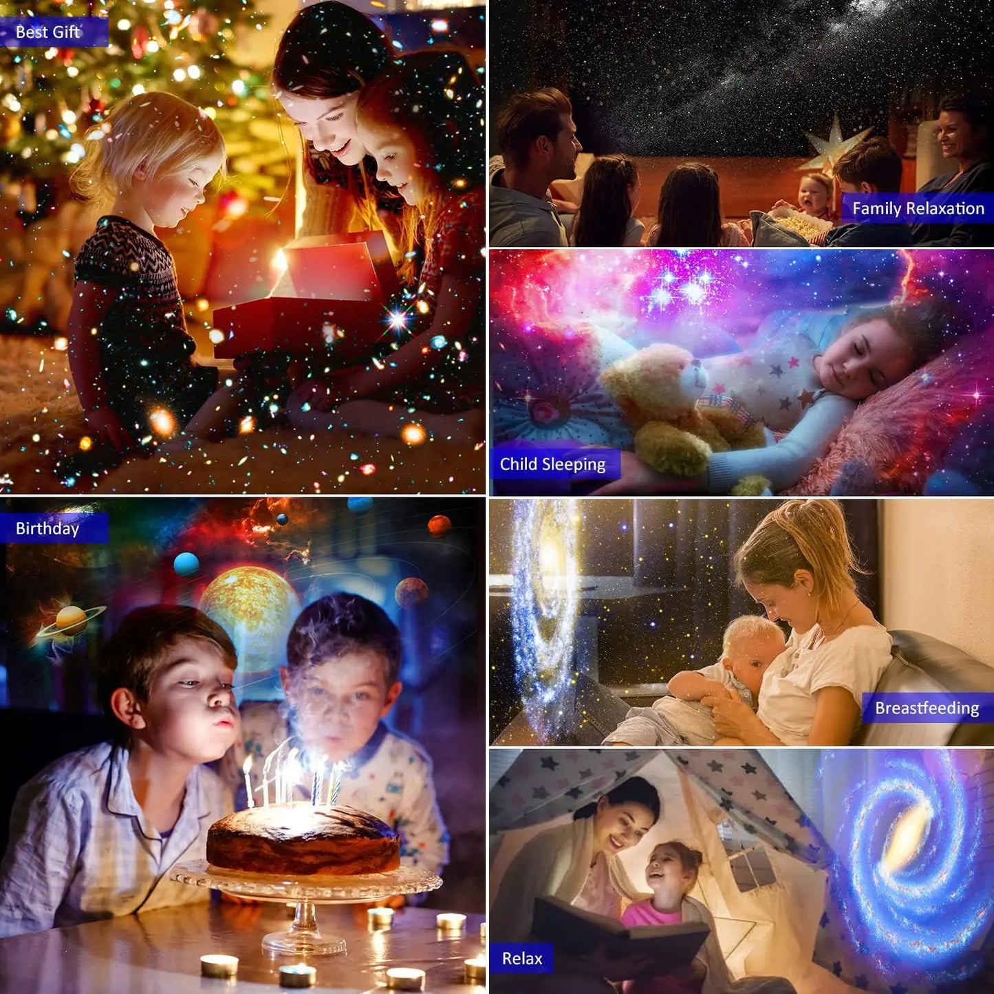 12 in 1 Star Projector Night Light