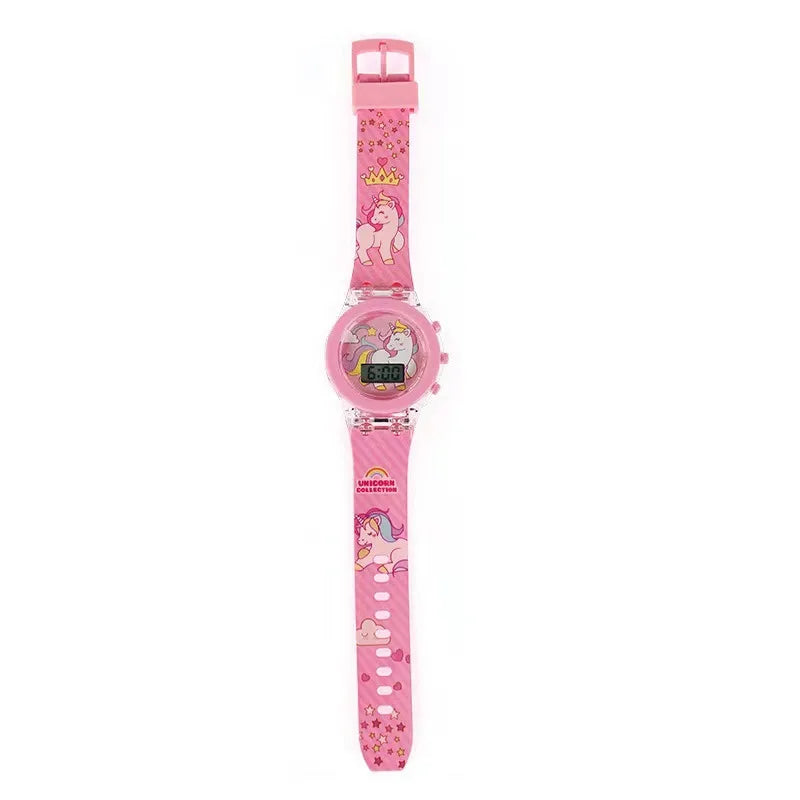 Flash Light Kids Watches