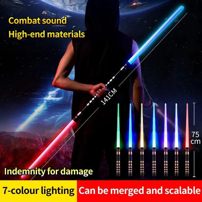 RGB  Lightsaber 2 in 1 7 colors Light Saber 75cm