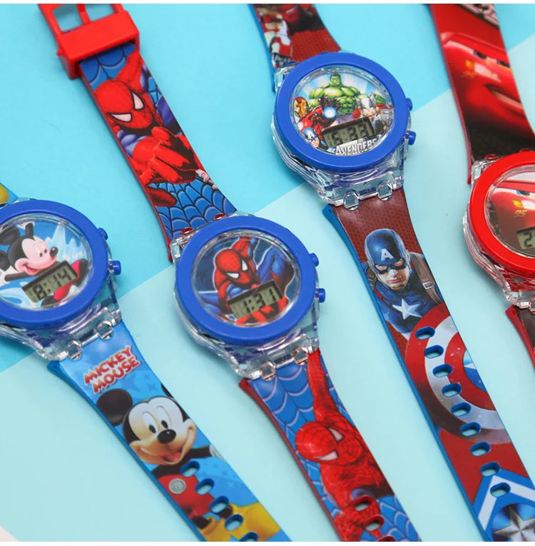 Flash Light Kids Watches