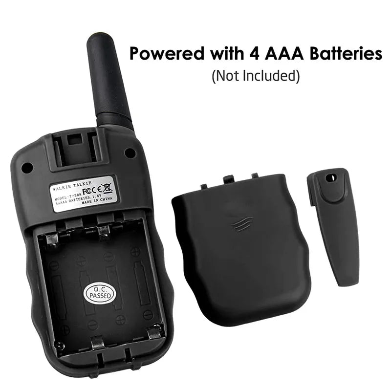 2Pcs/Set Mini Walkie Talkie Children Toy 3 Mile Range Two Way Receiver Electronic toy Radio.