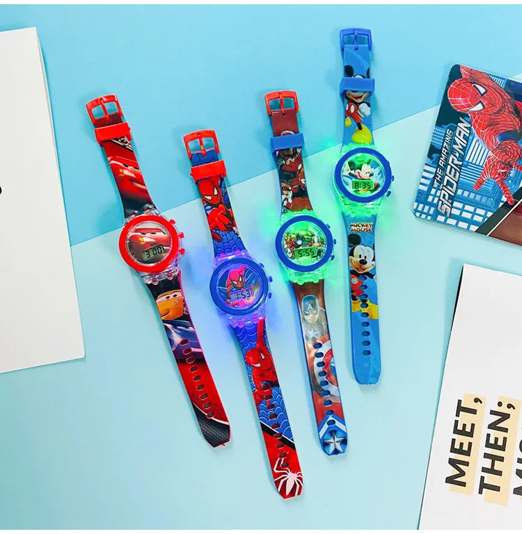 Flash Light Kids Watches