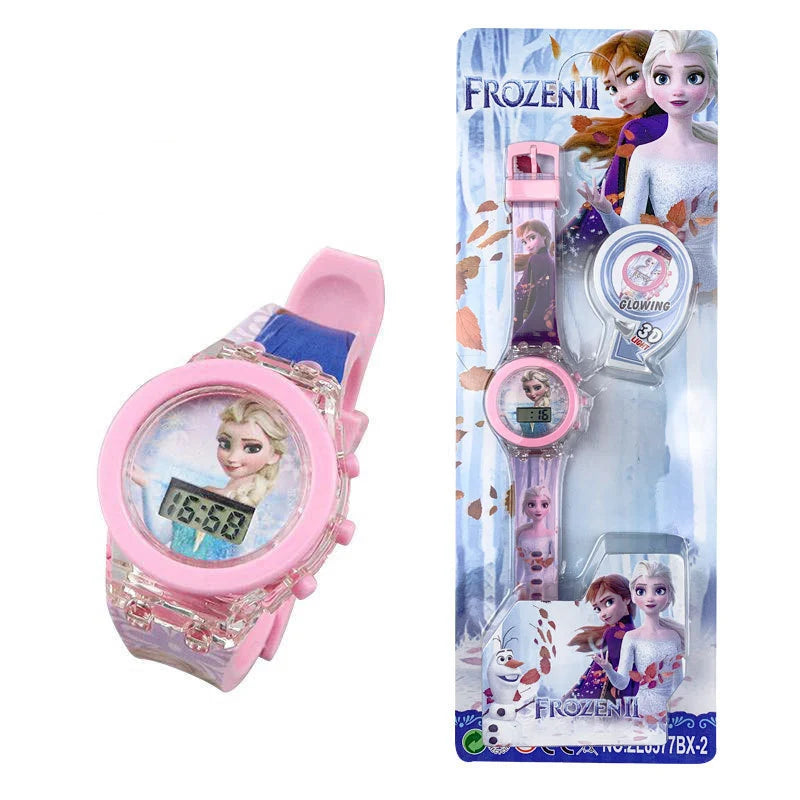 Flash Light Kids Watches