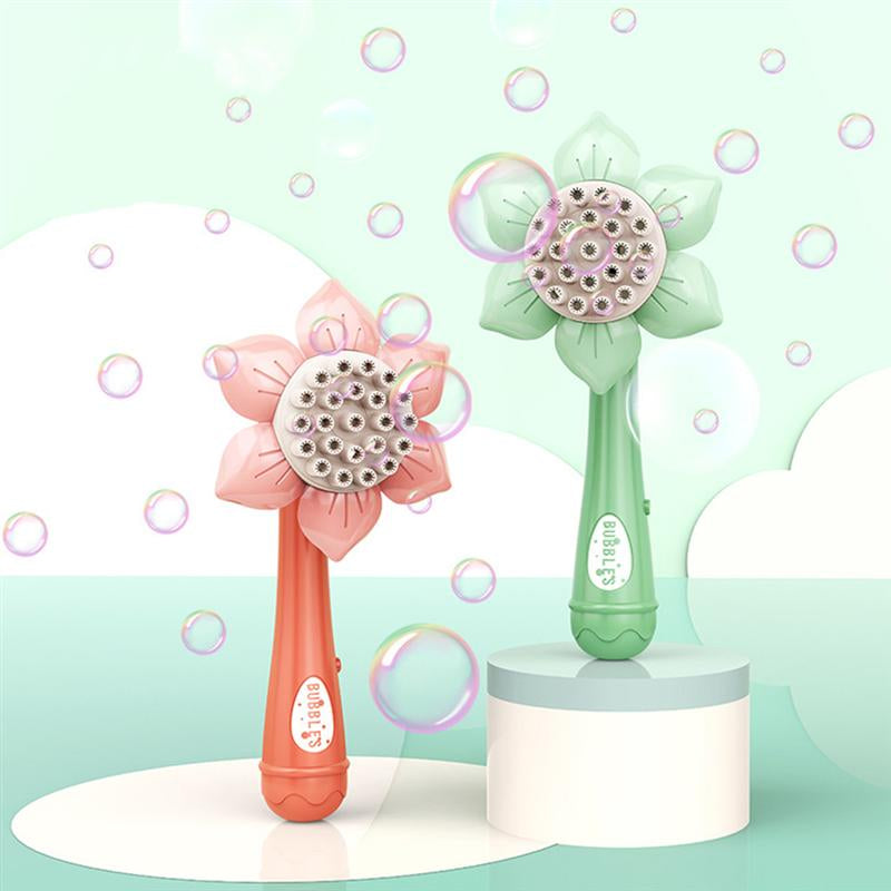 Portable Bubble Sunflower Shape Bubble Machine Toy