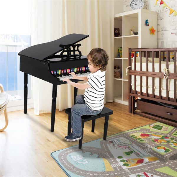 Wooden 30-key Children's Piano with Music Stand