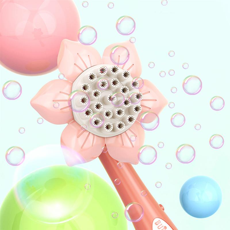 Portable Bubble Sunflower Shape Bubble Machine Toy